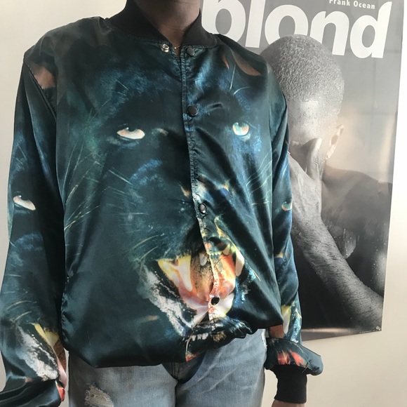 black panther jean jacket